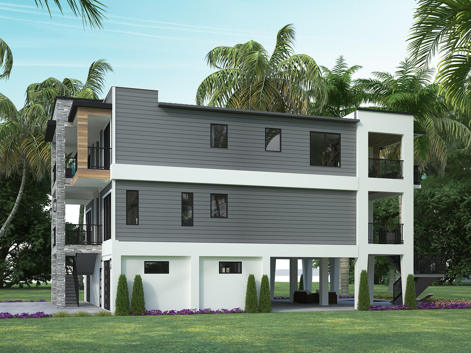 200 B 15th Circle Key Colony Beach, FL 33051 - Photo 35 of 72 a view of a house with a yard