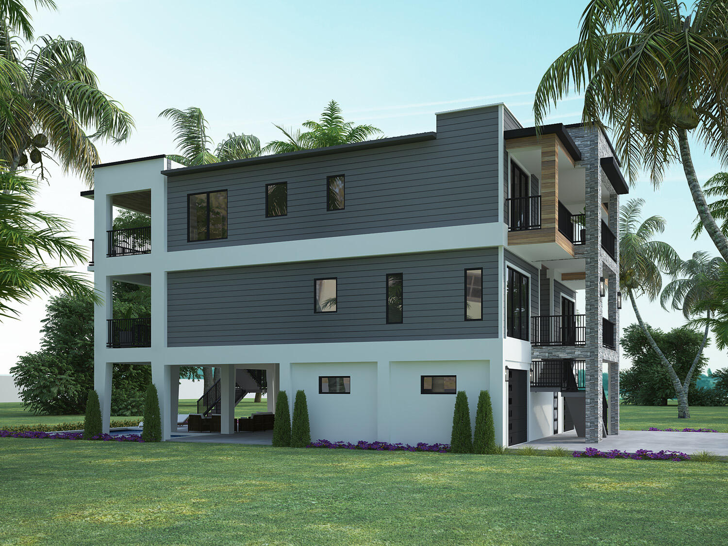 200 B 15th Circle Key Colony Beach, FL 33051 - Photo 36 of 72 a view of a house with a yard