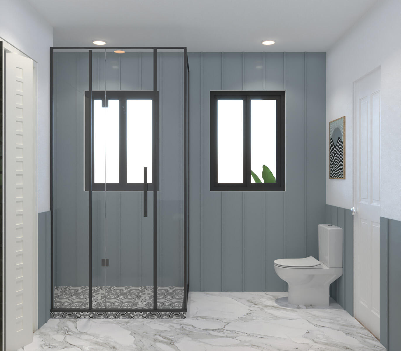 200 B 15th Circle Key Colony Beach, FL 33051 - Photo 48 of 72 a bathroom with a toilet sink and mirror