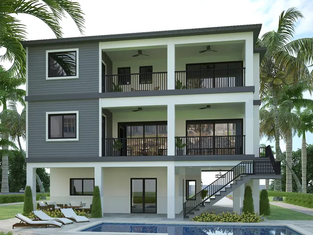 a view of a wooden door