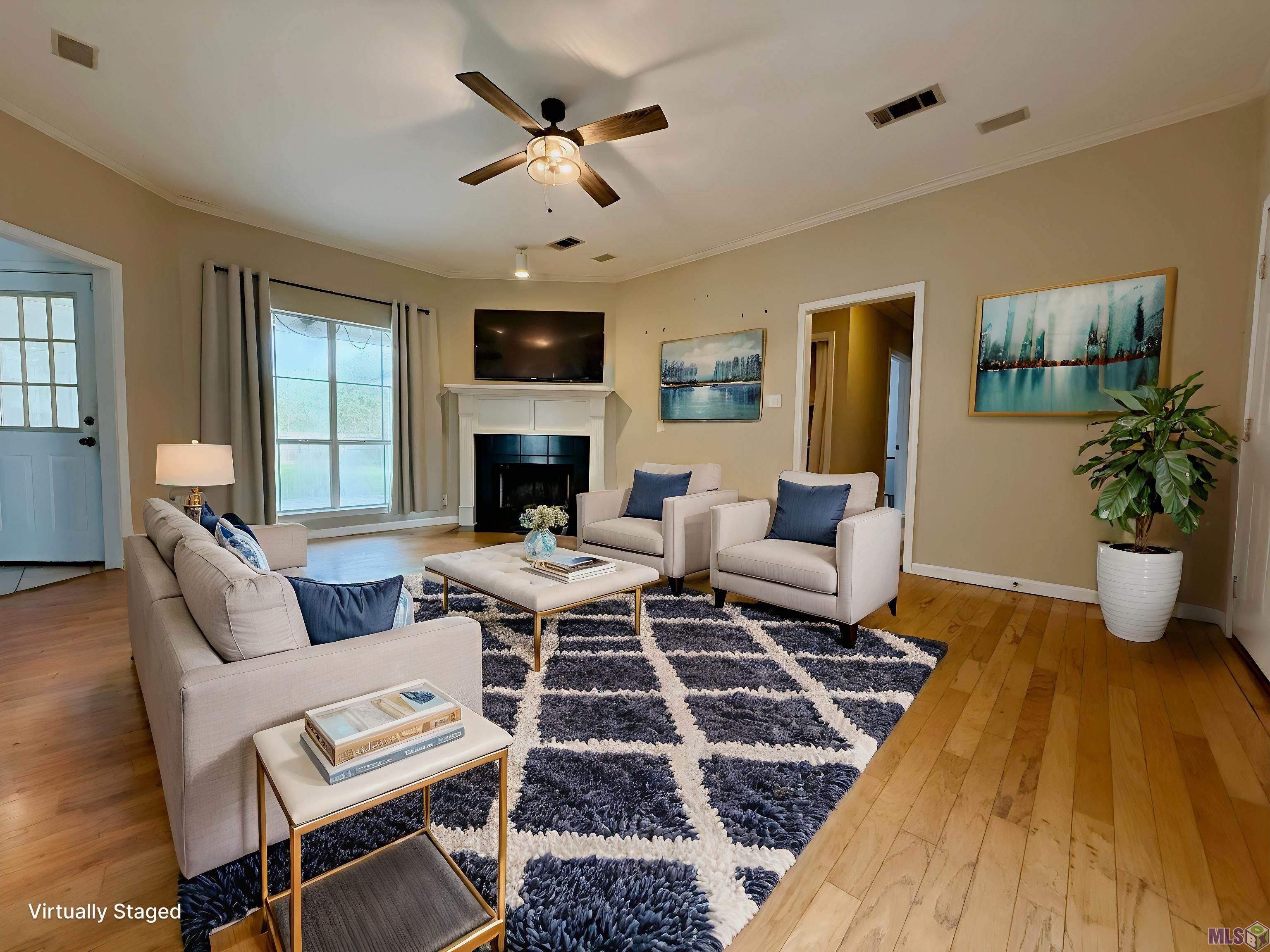 7605 Recorder Drive St. George, LA 70817 - Photo 6 of 44 LIVING ROOM-VIRTUALLY STAGED