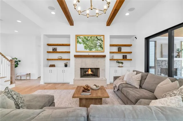 a view of an empty room