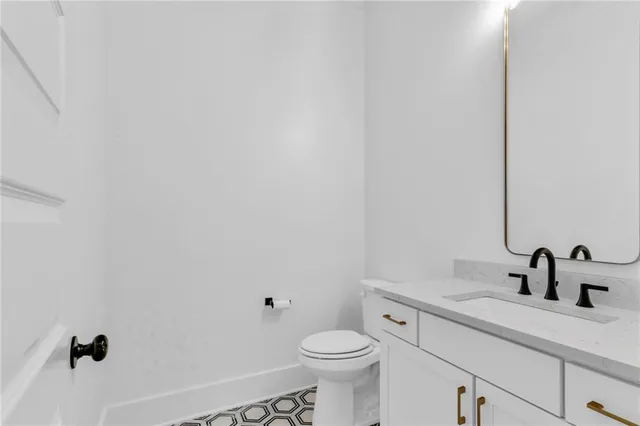 a view of a backyard with sitting area