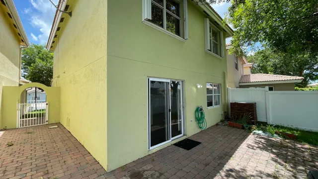 a view of outdoor space and deck
