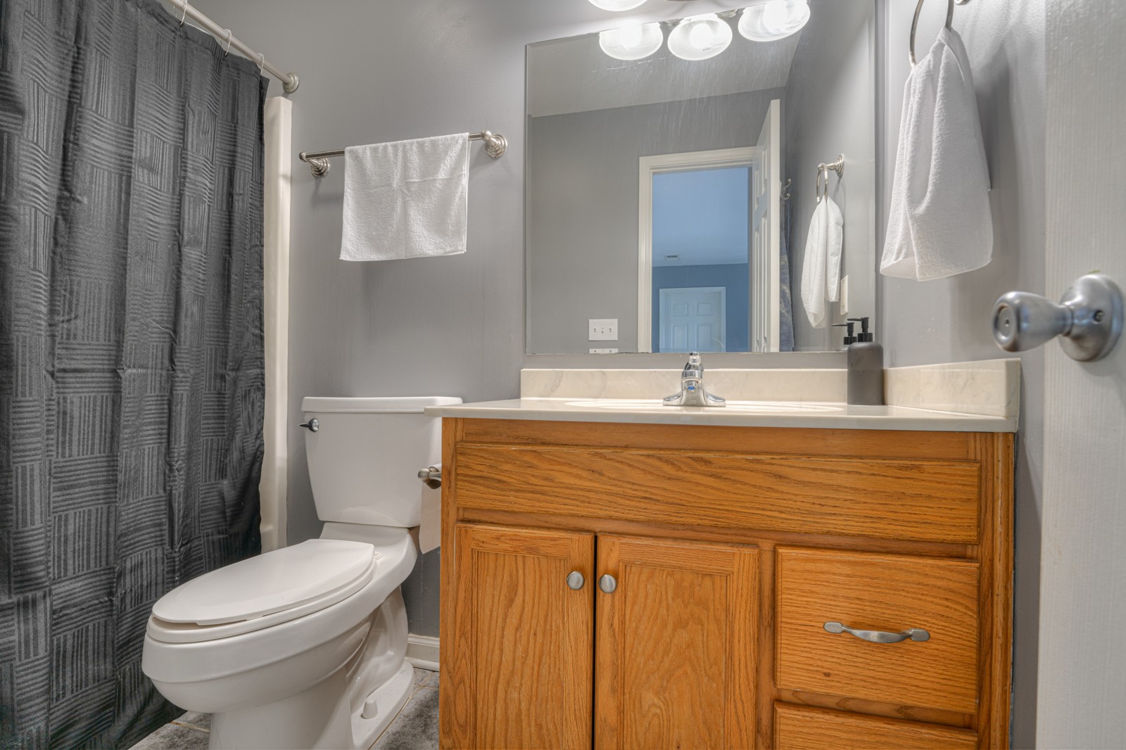 1024 Hummingbird Court Springfield, TN 37172 - Photo 29 of 48 a bathroom with a sink a toilet and shower