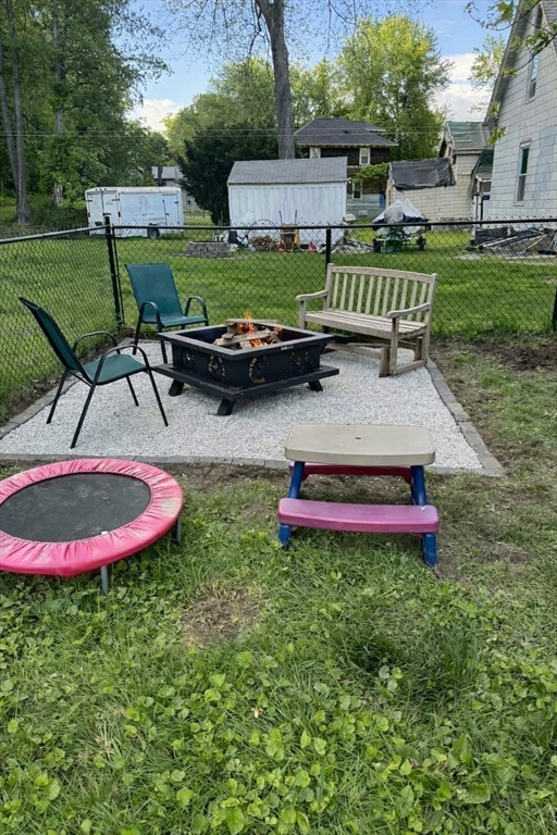 8 Water Street Greenfield, MA 01301 - Photo 20 of 21 a view of a backyard with sitting area