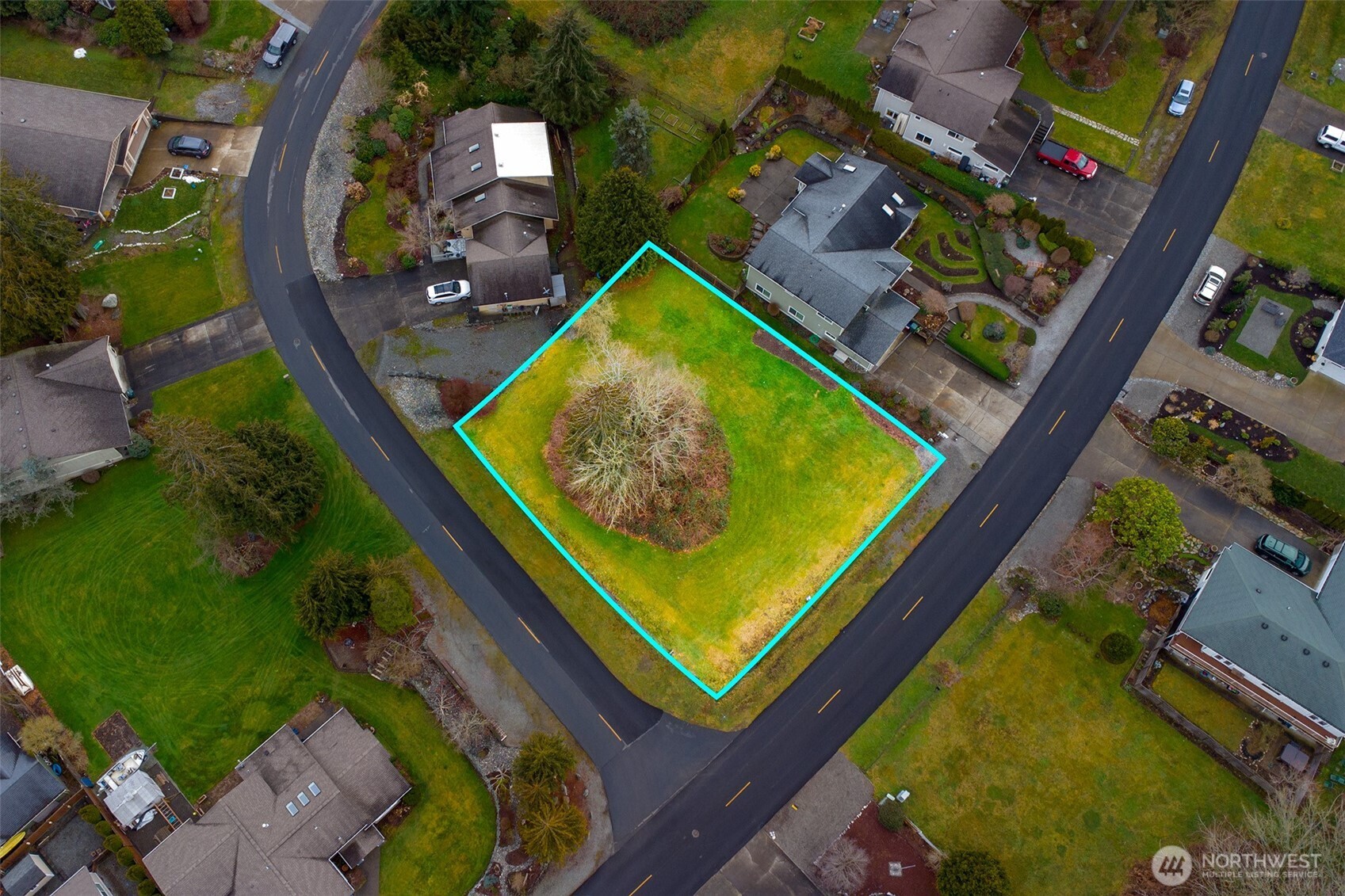 0 Quinault Road Blaine, WA 98230 - Photo 6 of 15 an aerial view of a backyard