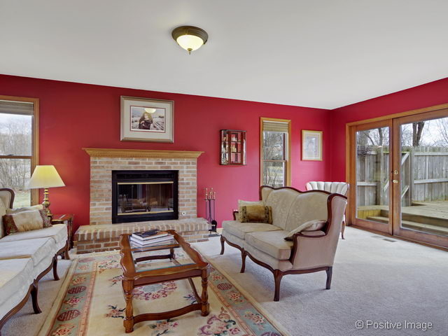 318 East Elm Street Wheaton, IL 60189 - Photo 2 of 17 a living room with furniture and a fireplace