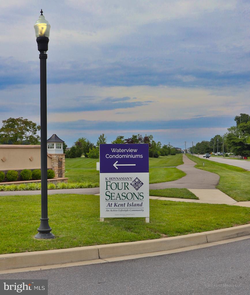 190 Harrier Way, Unit 11 Chester, MD 21619 - Photo 26 of 32 a view of a park with welcome board