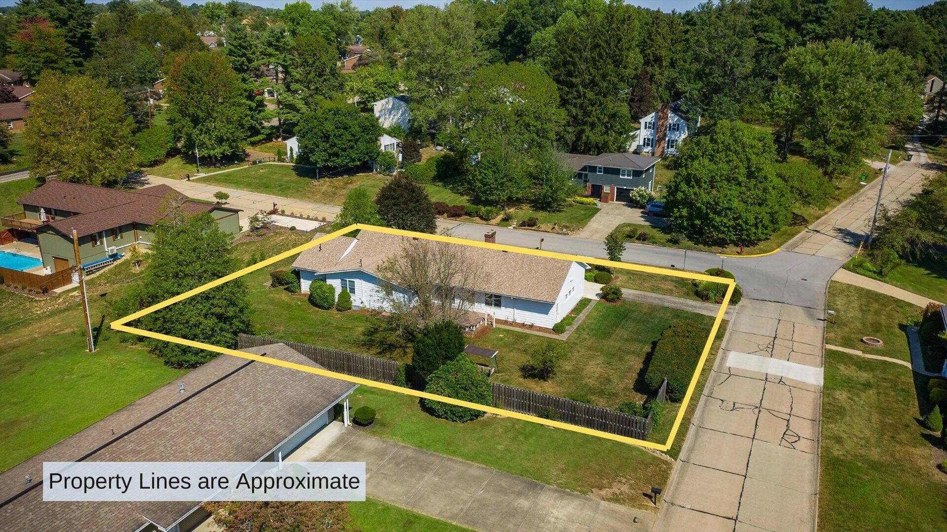 53 Paden Road New Concord, OH 43762 - Photo 48 of 50 50-Drone with Lot Lines 4