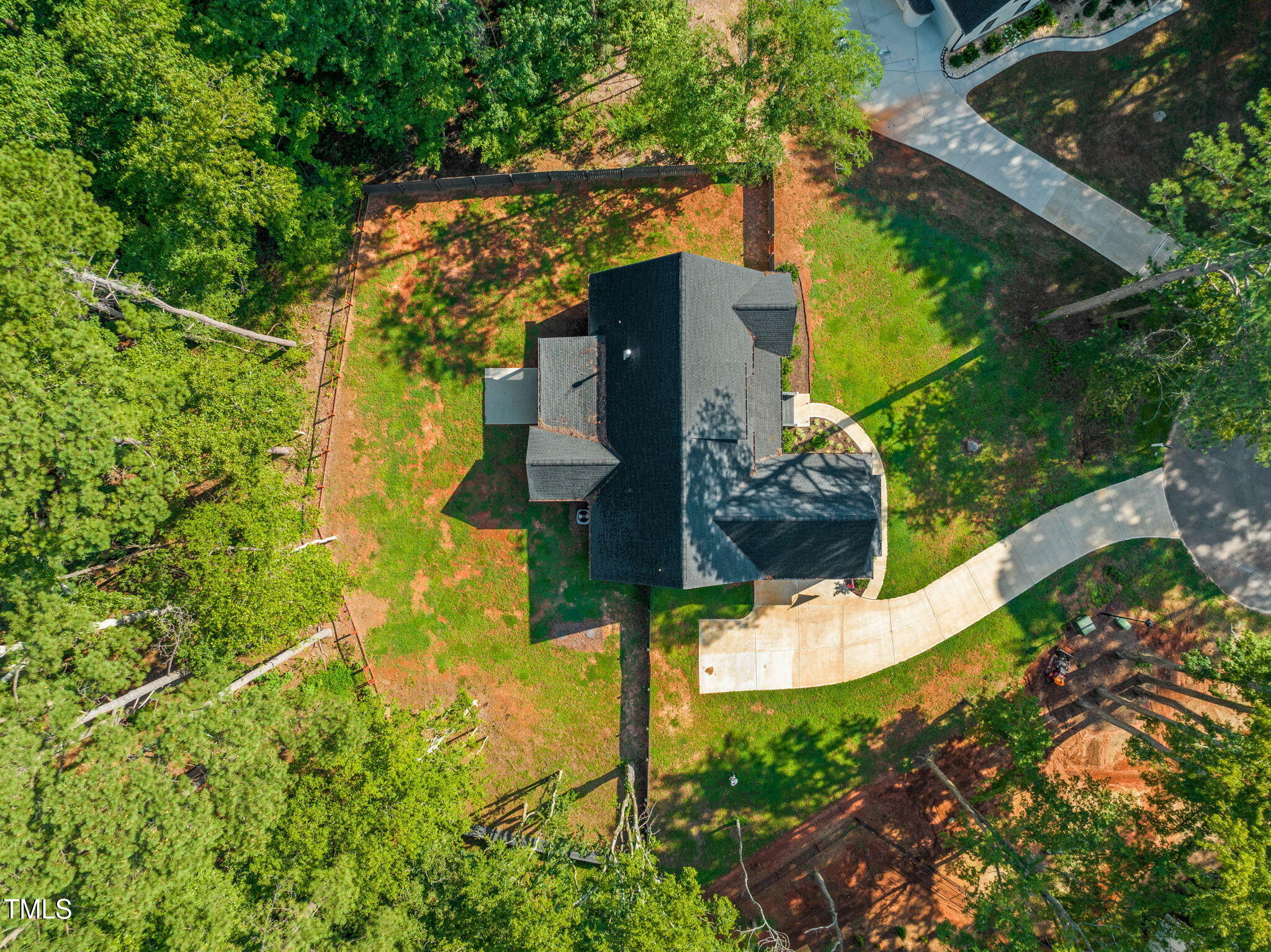 45 Tamaran Ct Spring Spring Hope, NC 27882 - Photo 32 of 35 a backyard of a house with lots of green space