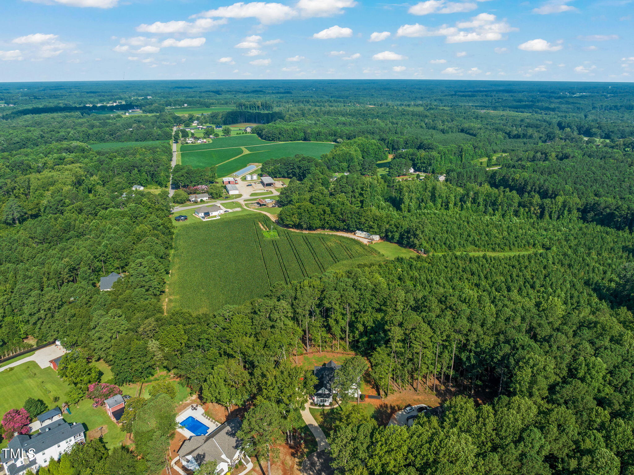 45 Tamaran Ct Spring Spring Hope, NC 27882 - Photo 33 of 35 a view of a garden with a houses