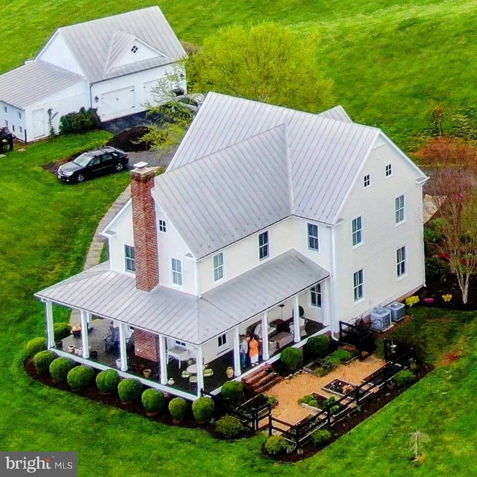 5426 Leeds Manor Road Hume, VA 22639 - Photo 6 of 33 Aerial elevation of house and garage