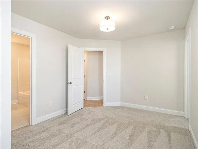 a view of an empty room