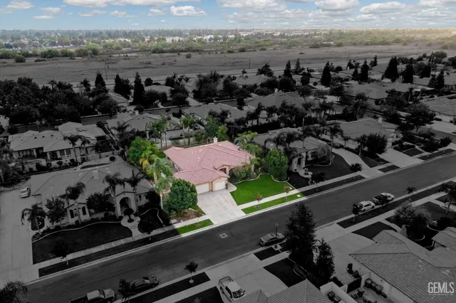 an aerial view of a city with lots of residential buildings