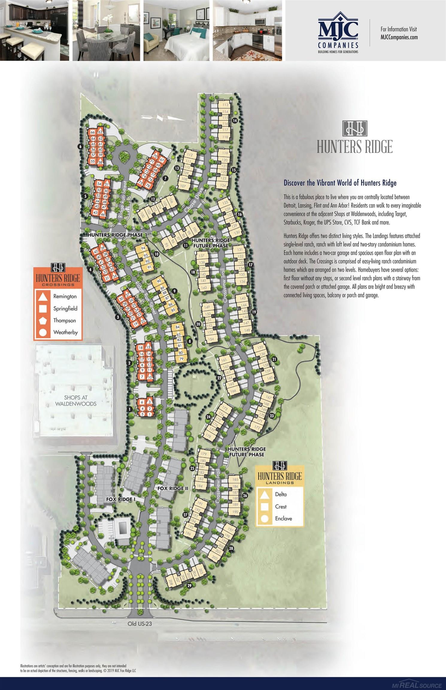 9921 Ridge Run Street Howell, MI 48855 - Photo 32 of 33 Site Plan