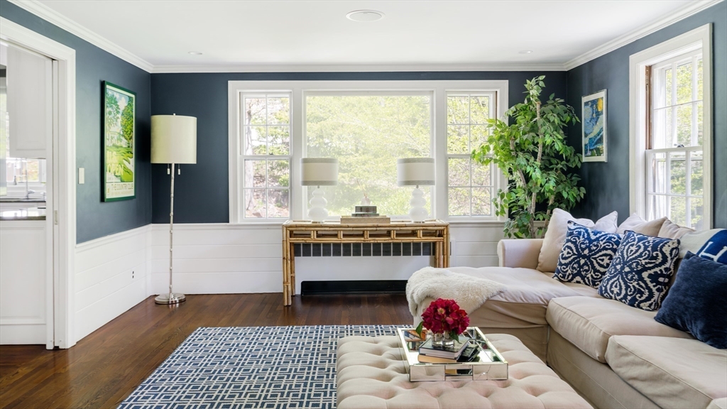 81 Hampshire Road Wellesley, MA 02481 - Photo 15 of 28 a living room with furniture and a large window