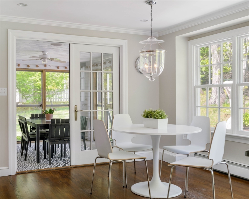 81 Hampshire Road Wellesley, MA 02481 - Photo 10 of 28 a view of a dining room with furniture window and outside view