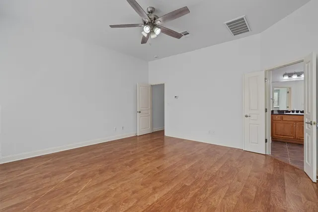 wooden floor in an empty room