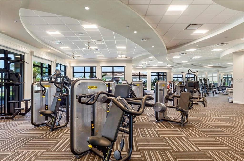18028 Gawthrop Drive, Unit 303 Bradenton, FL 34211 - Photo 51 of 58 a view of a room with gym equipment