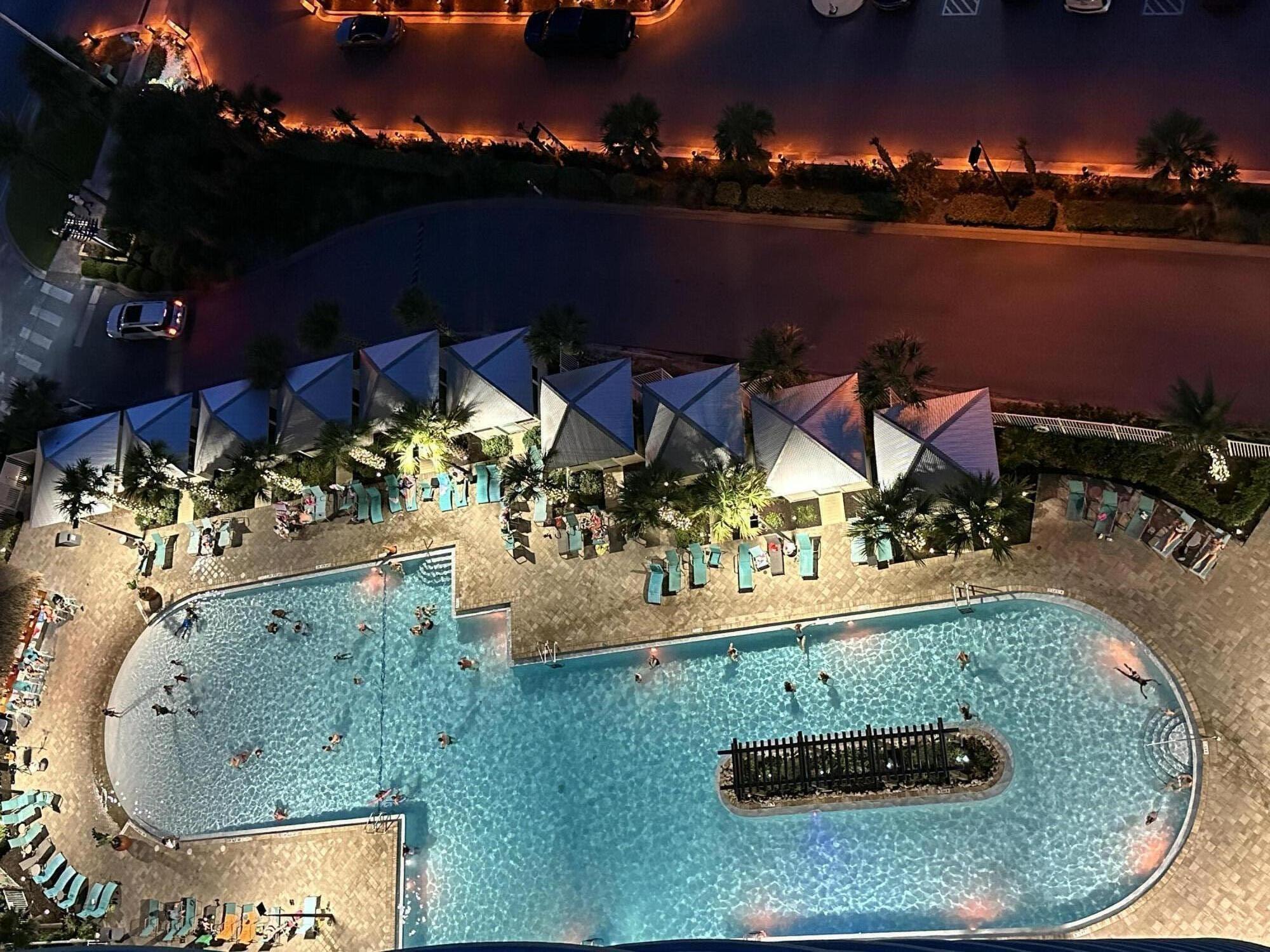 15928 Front Beach Road, Unit 32011 Panama City Beach, FL 32413 - Photo 30 of 84 an aerial view of a house with outdoor space