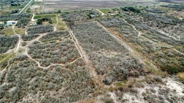 a view of a yard with green space