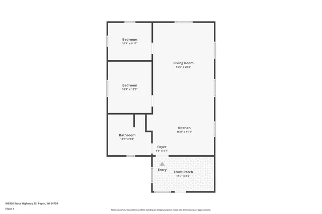 $199,000 | W9336 State Highway, Pepin, WI 54759