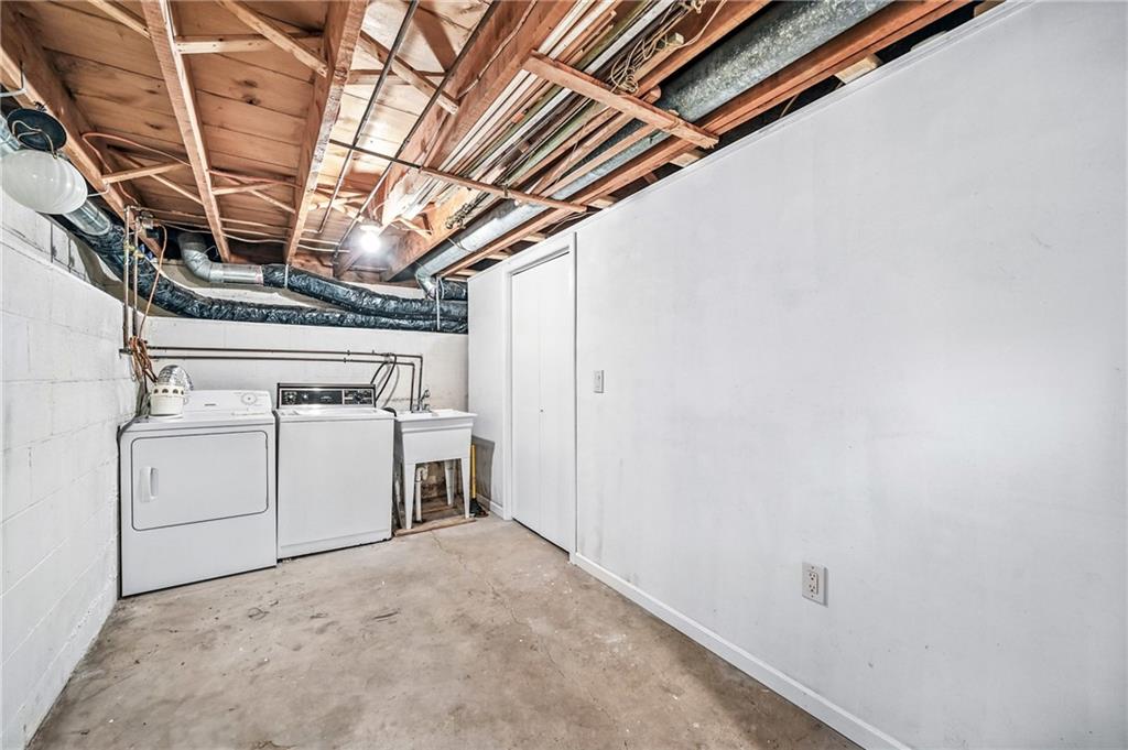 301 Hopper Road Transfer, PA 16154 - Photo 39 of 48 a utility room with dryer and washer