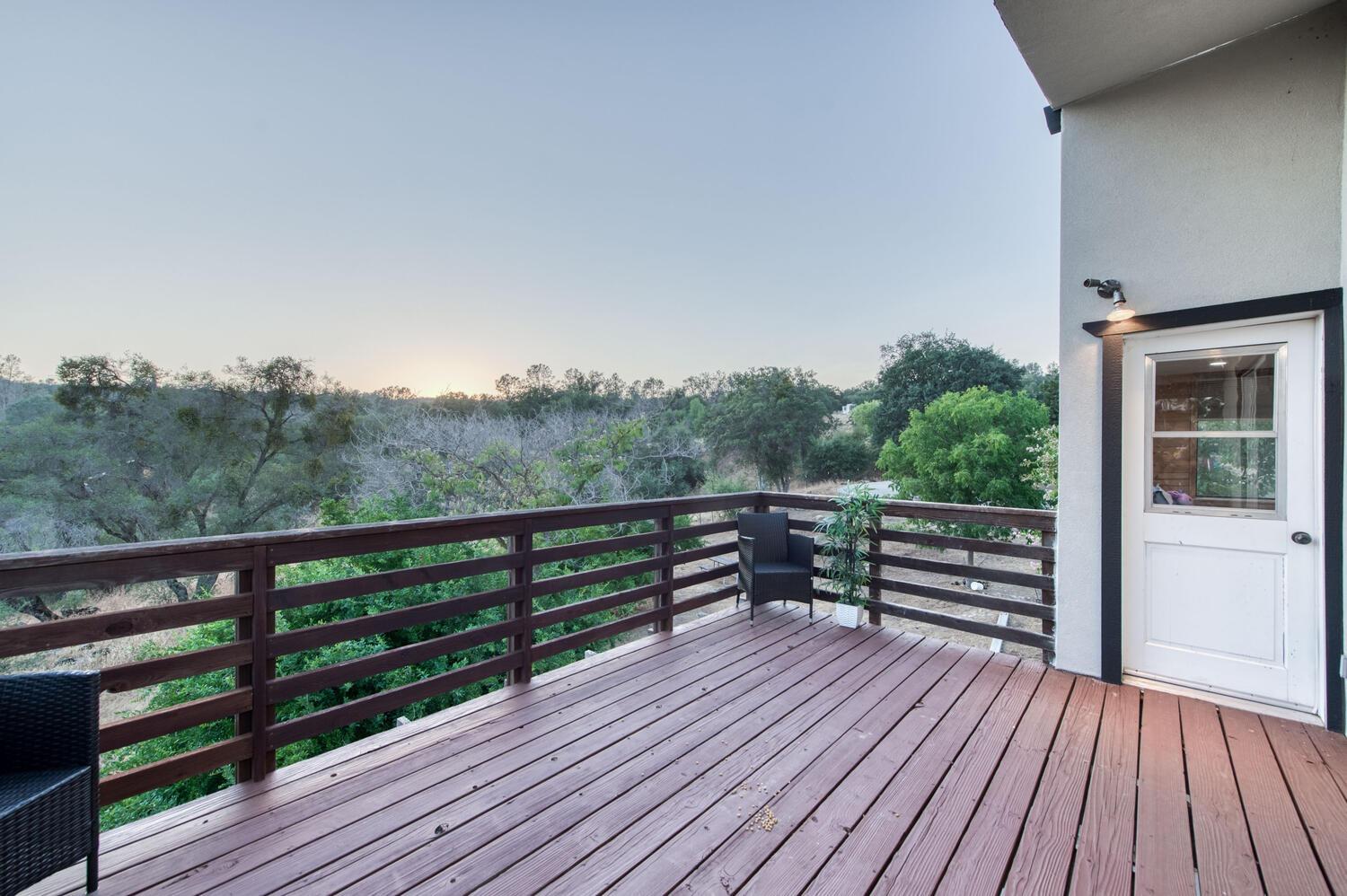 49376 House Ranch Road O'Neals, CA 93645 - Photo 39 of 70 a view of outdoor space with wooden floor and seating
