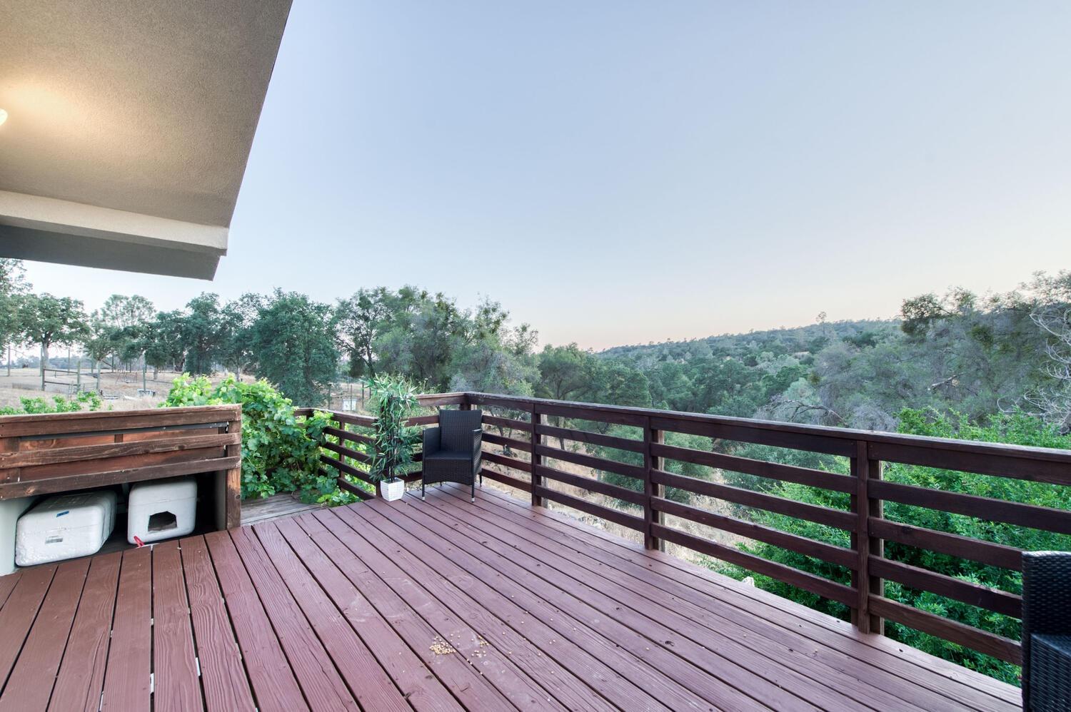 49376 House Ranch Road O'Neals, CA 93645 - Photo 40 of 70 a view of house with deck and wooden floor
