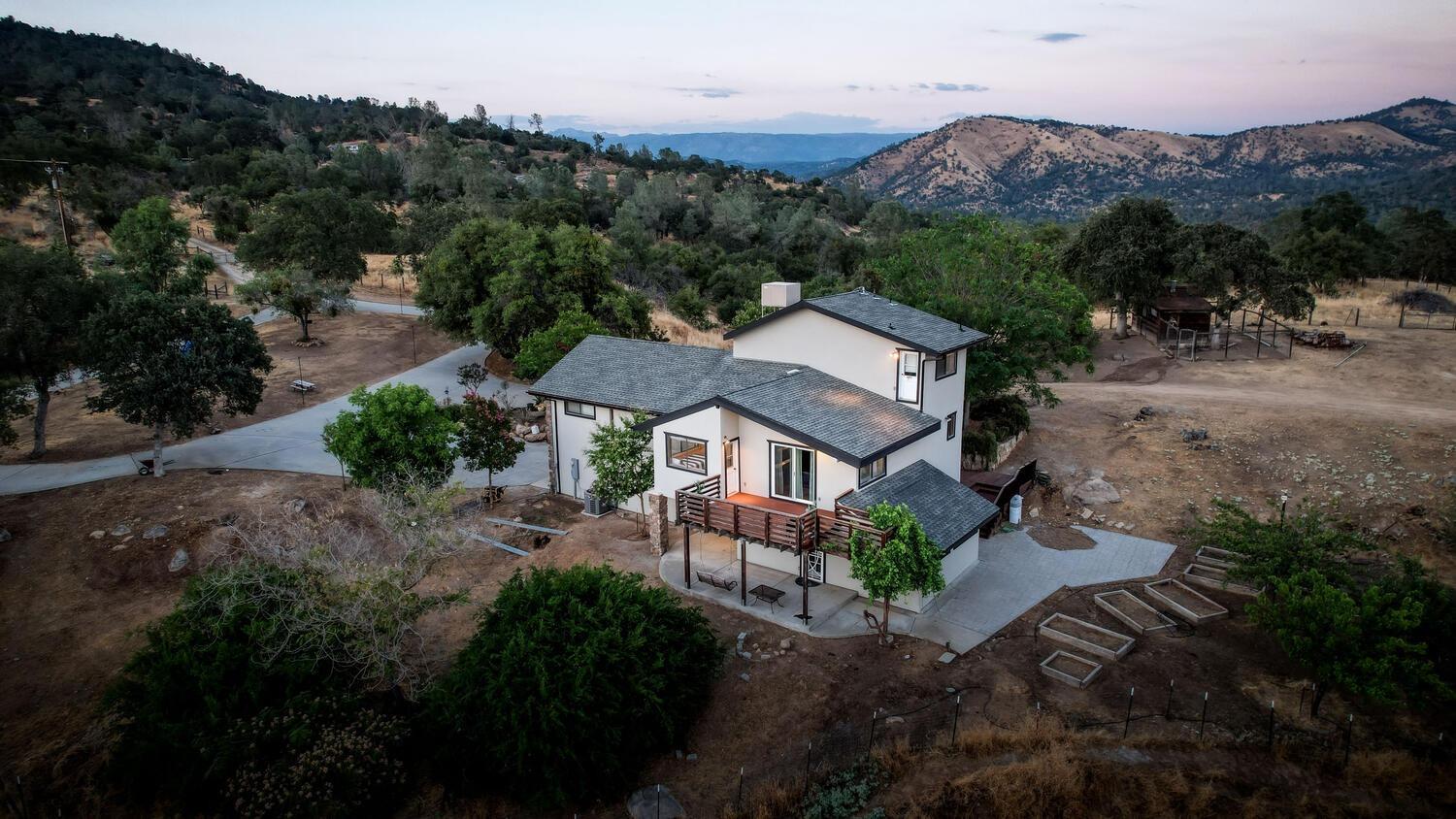49376 House Ranch Road O'Neals, CA 93645 - Photo 49 of 70 an aerial view of a house with a garden