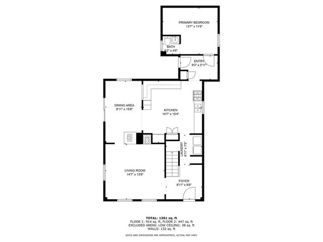 a picture of a wall space with wall picture