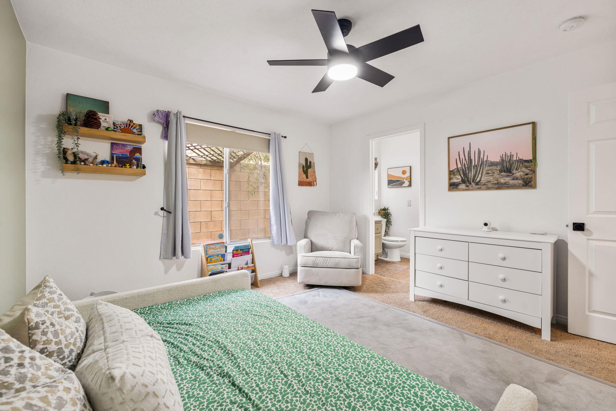 80543 Philadelphia Avenue Indio, CA 92201 - Photo 29 of 46 a bedroom with a bed and furniture