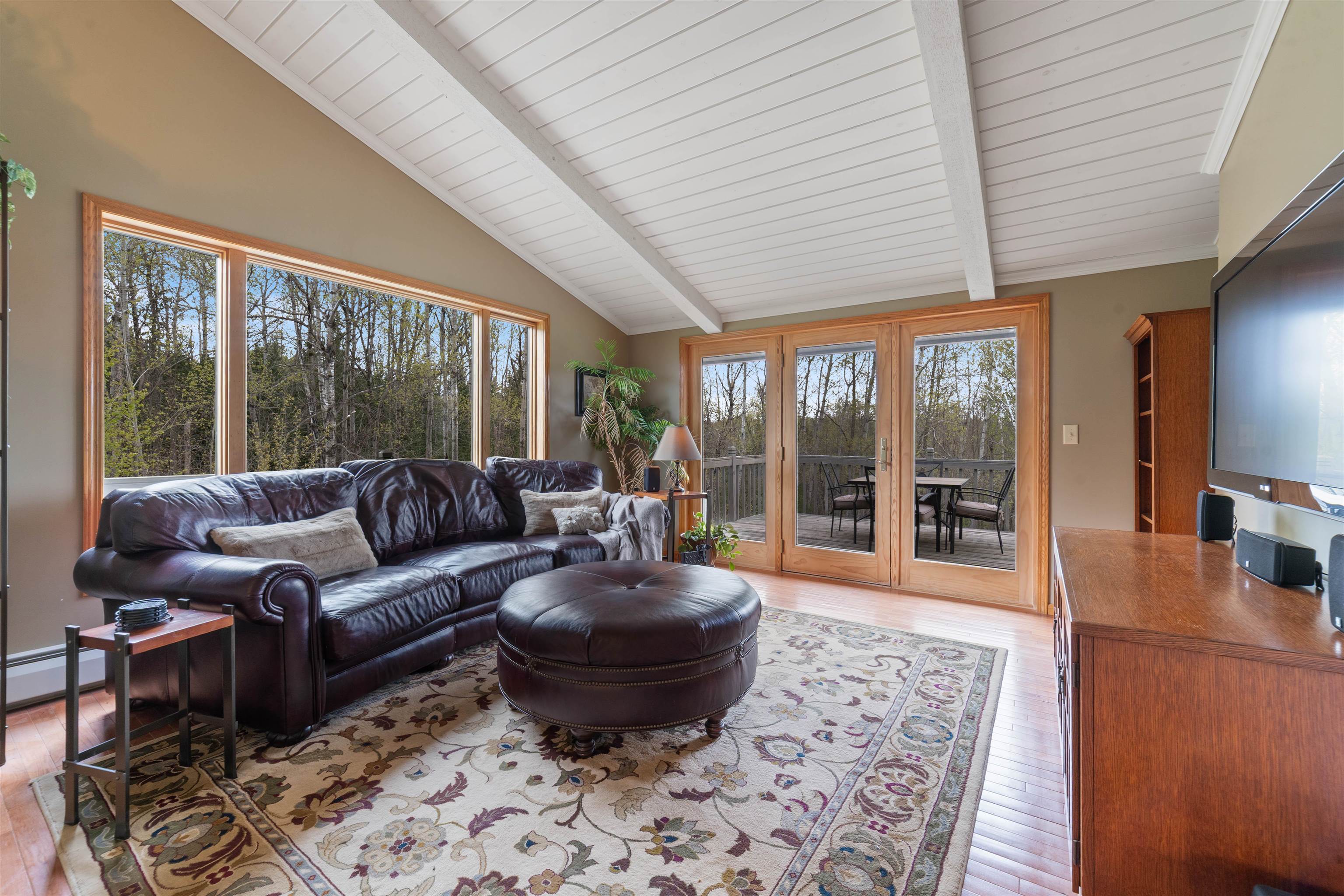 4153 Lindberg Road Superior, WI 54880 - Photo 23 of 52 Living area featuring light wood finished floors and wood ceiling