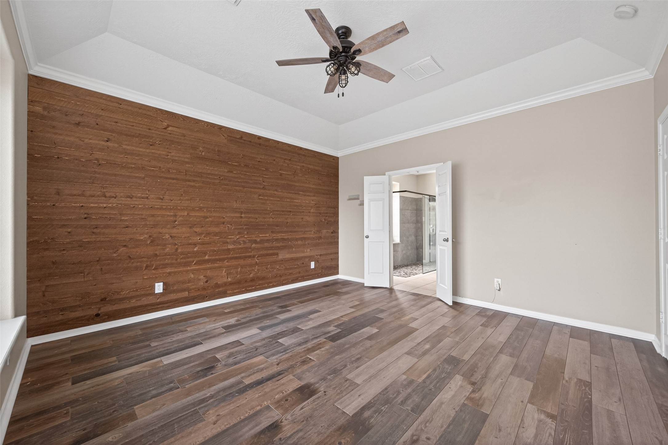 20827 Rose Crossing Lane Spring, TX 77379 - Photo 20 of 50 a view of an empty room with window and a ceiling fan