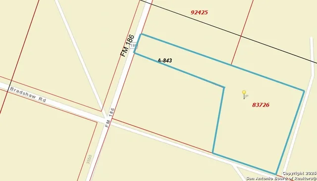 a view of a door in an empty room