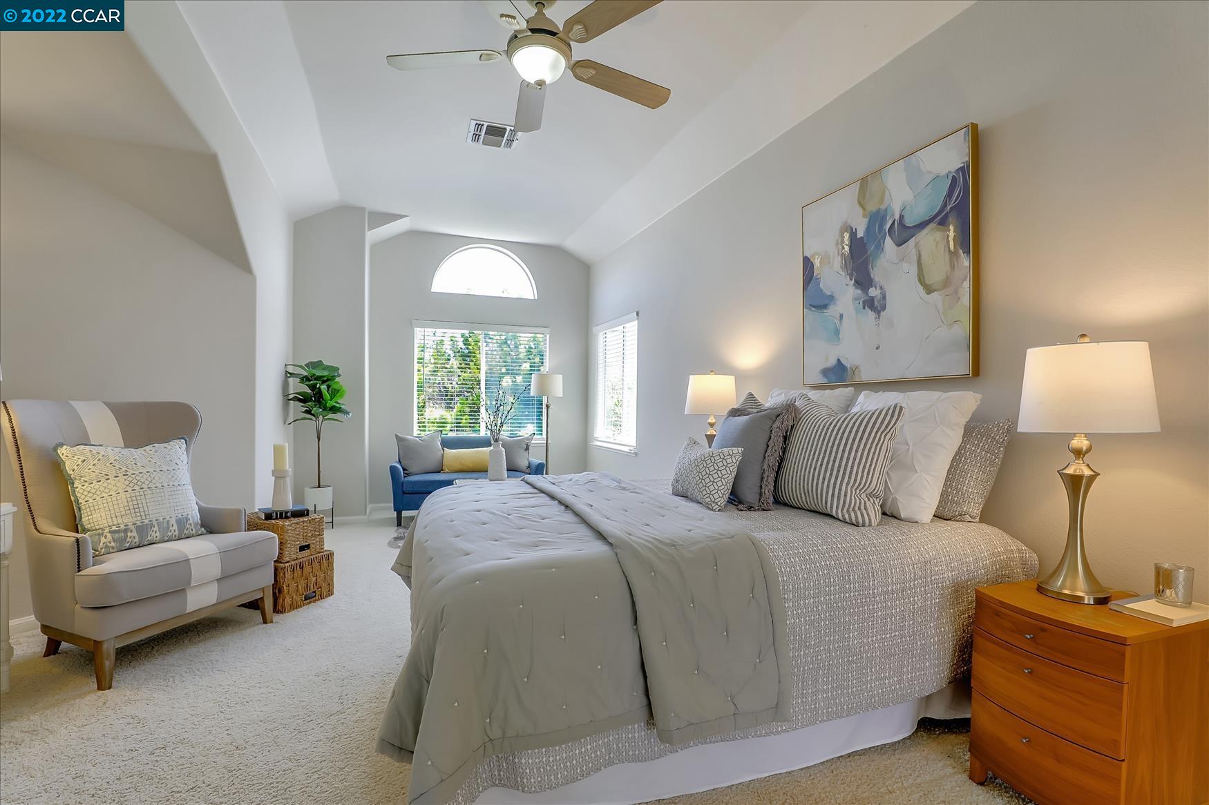 388 Catalan Way San Ramon, CA 94582 - Photo 29 of 52 a bed room with a bed and a couch