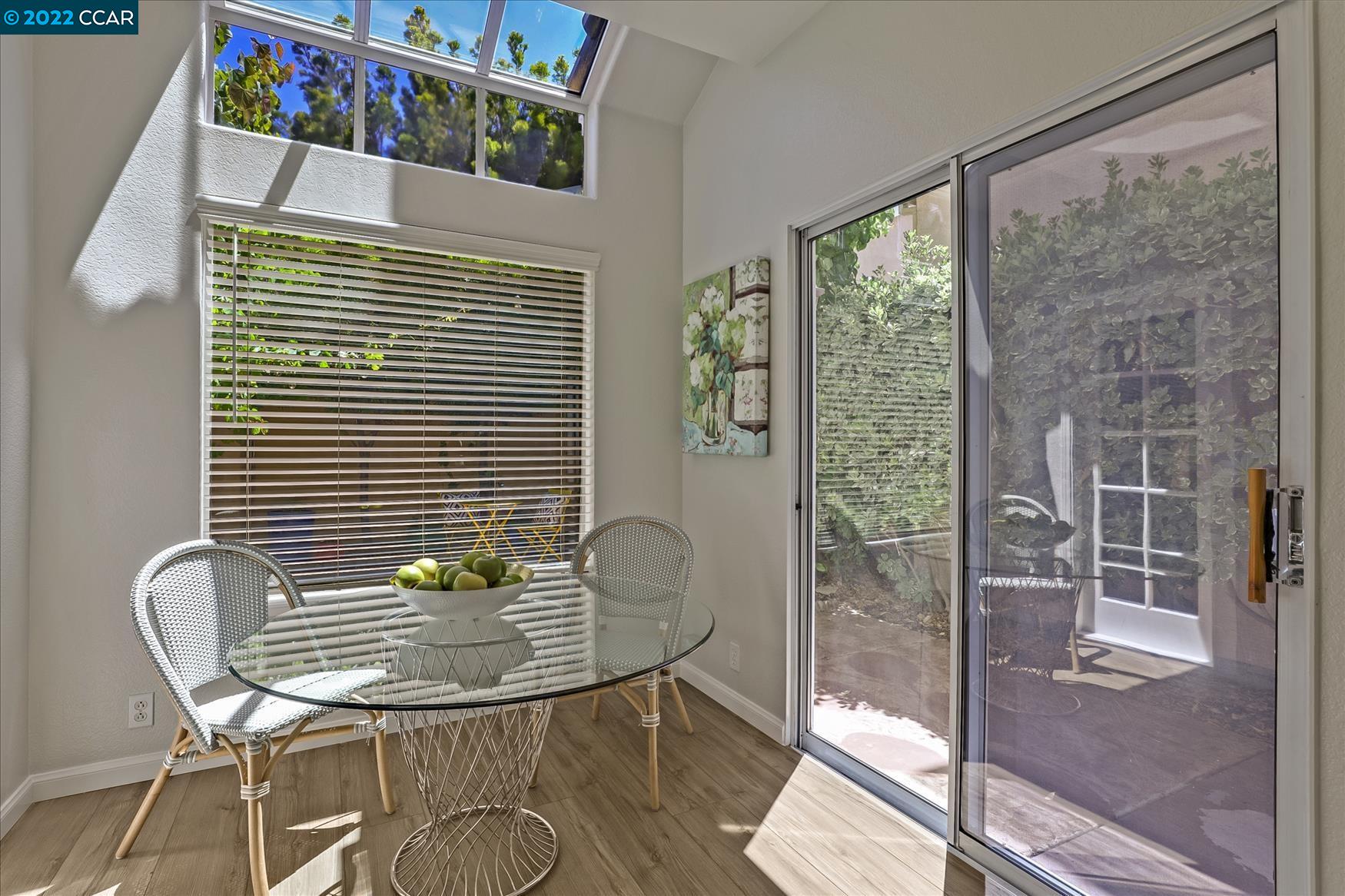 388 Catalan Way San Ramon, CA 94582 - Photo 41 of 52 a view of a balcony dining table and chairs