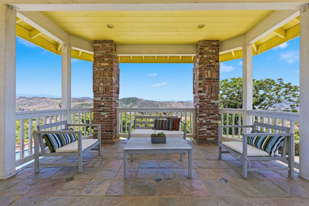 2292 Dos Lomas Fallbrook, CA 92028 - Photo 60 of 71 Primary retreat veranda with spectacular 180 degree views