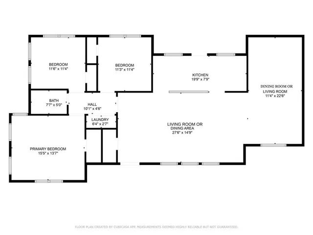 a picture of a bench in a white building