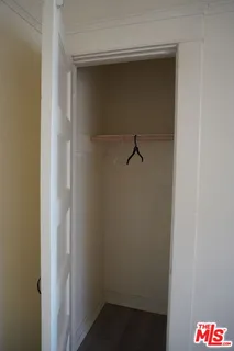 a close view of closet