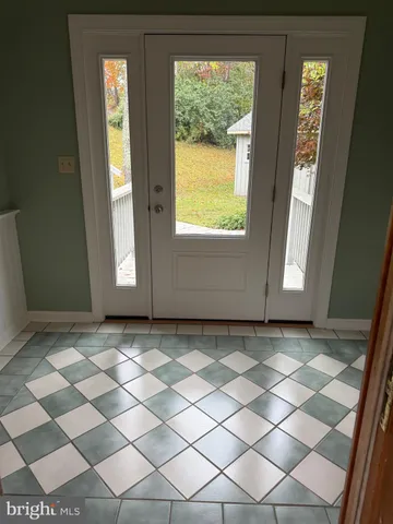 a view of front door