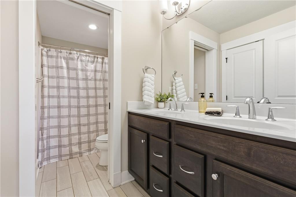 159 Davidson Road Mars, PA 16046 - Photo 28 of 50 a bathroom with a double vanity sink mirror and shower