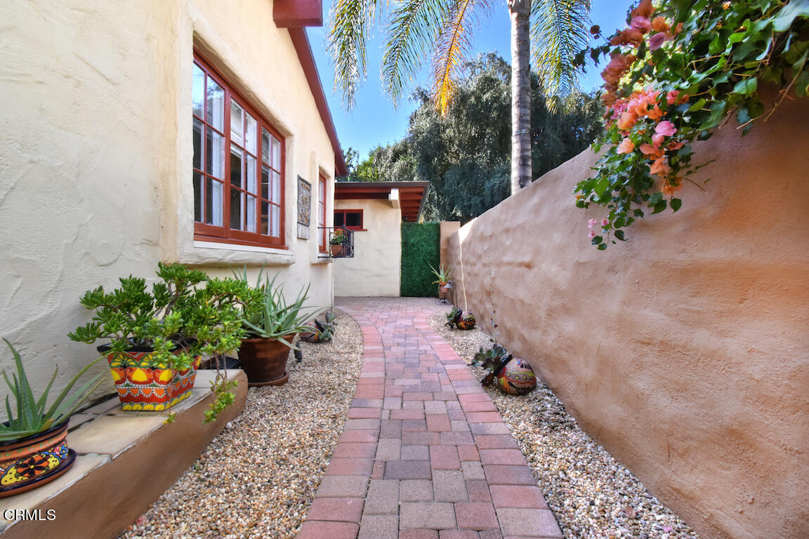 4727 Libbit Avenue Encino, CA 91436 - Photo 6 of 47 a view of a pathway with flower plants
