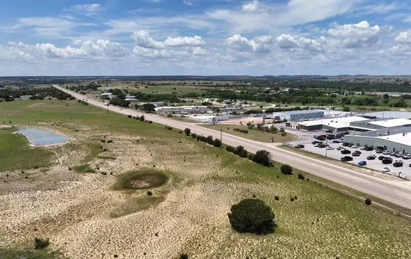 a view of a lake with houses
