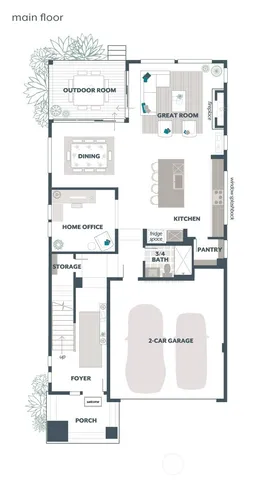 a picture of a floor plan