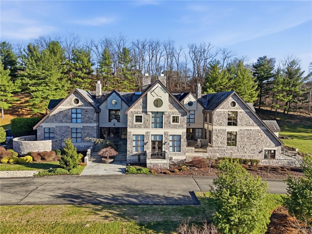 a house view with a outdoor space