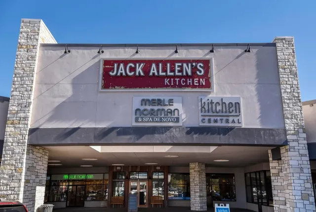 front view of a building with a street view