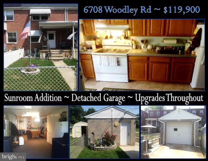 6708 Woodley Road Baltimore, MD 21222 - Photo 18 of 18 Sunroom Addition, Detached Garage,