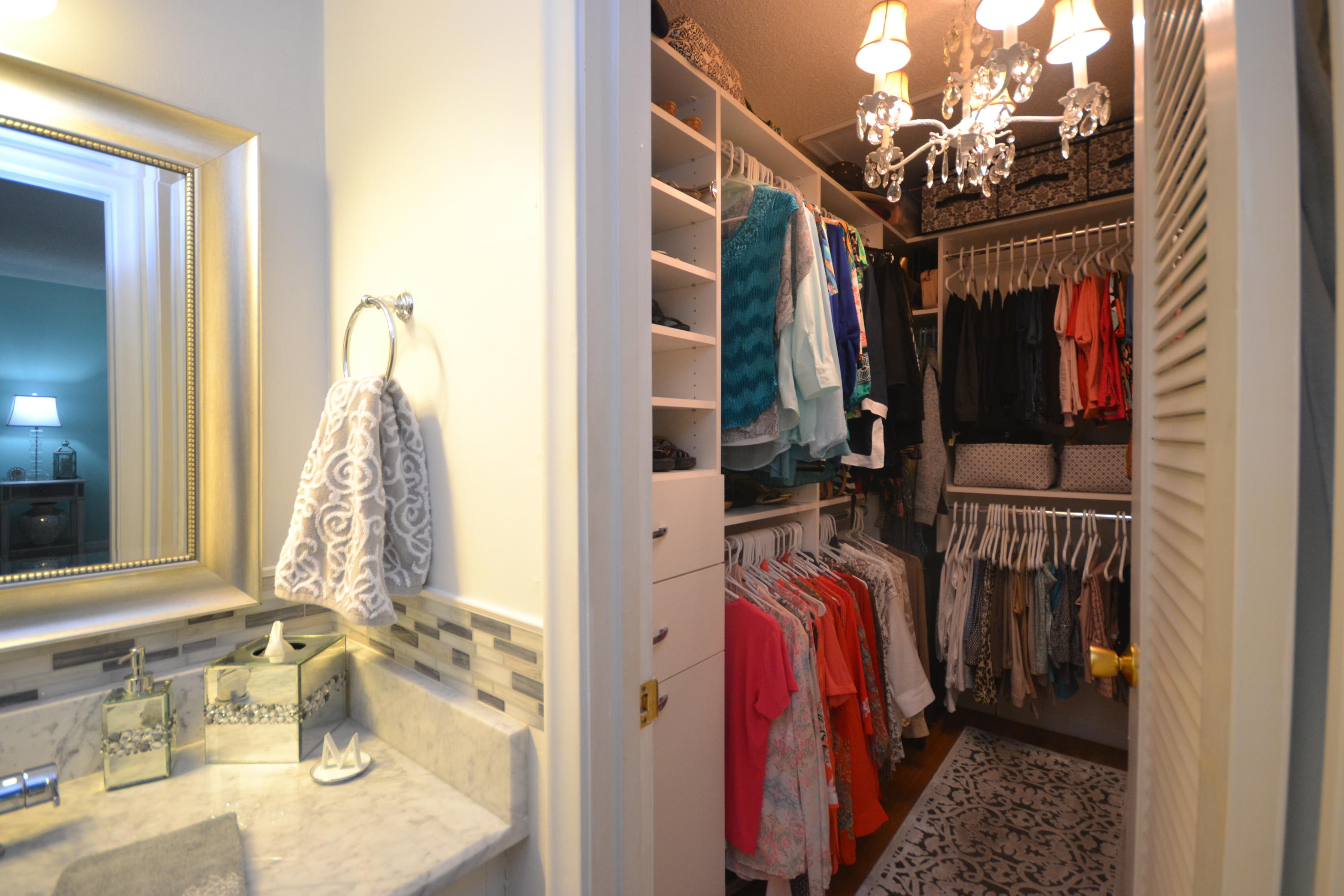 3251 Ridge Hill Road, Unit B Boynton Beach, FL 33435 - Photo 10 of 25 One of 2 MBR Walk-In Closets w/Built-Ins